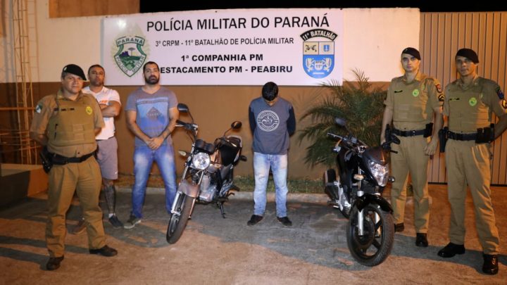 MOTOS RECUPERADAS EM MENOS DE DUAS HORAS PELA POLÍCIA MILITAR E CIVIL