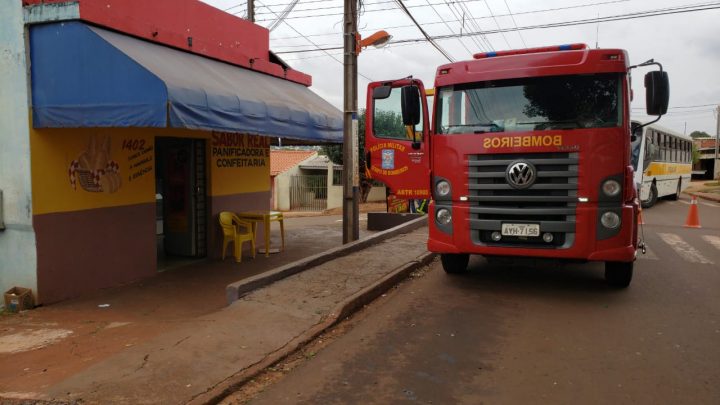 PRINCÍPIO DE INCÊNDIO EM PADARIA NO CIDADE NOVA NO INÍCIO DA TARDE DESTA TERÇA-FEIRA