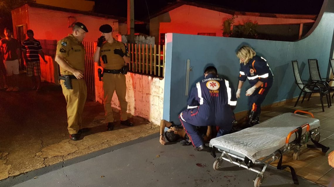 HOMEM É FERIDO A FACADA EM TENTATIVA DE HOMICÍDIO NO LAR PARANÁ HOMEM É FERIDO A FACADA EM TENTATIVA DE HOMICÍDIO NO LAR PARANÁ