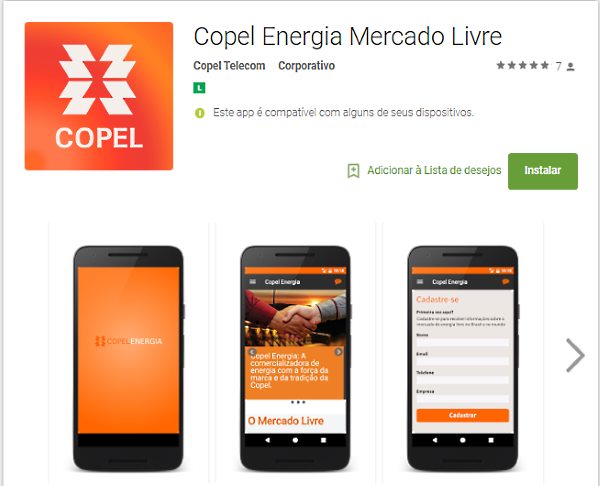 COPEL APRESENTA A EMPRESA MERCADO LIVRE