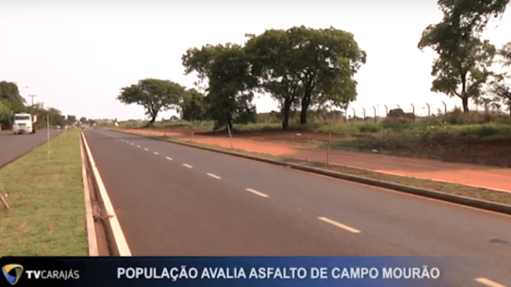 Mourãoenses avaliam as condições dos asfaltos da cidade.