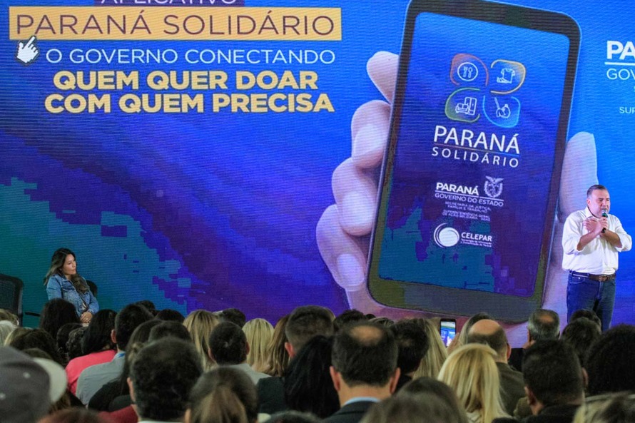 Paraná Solidário já cadastrou 460 doadores e 240 entidades