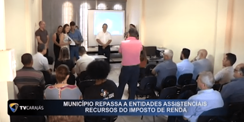 Município de C.Mourão repassa a entidades assistenciais recursos do imposto de renda.