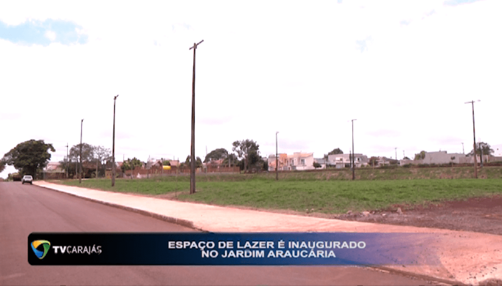 Espaço de lazer é inaugurado no Jardim Araucária em Campo Mourão