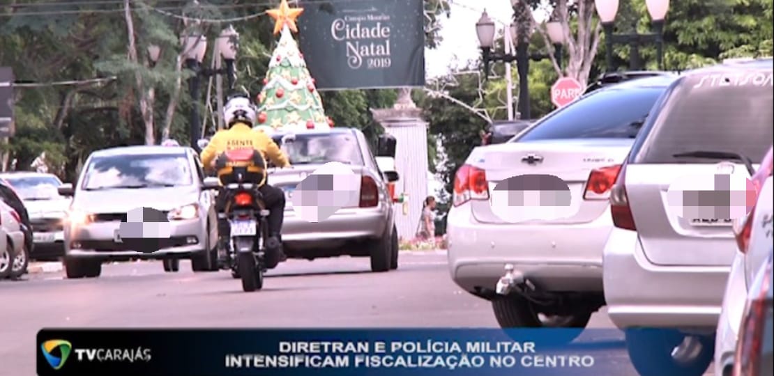 DIRETRAN e Polícia Militar intensificam fiscalização no centro de Campo Mourão