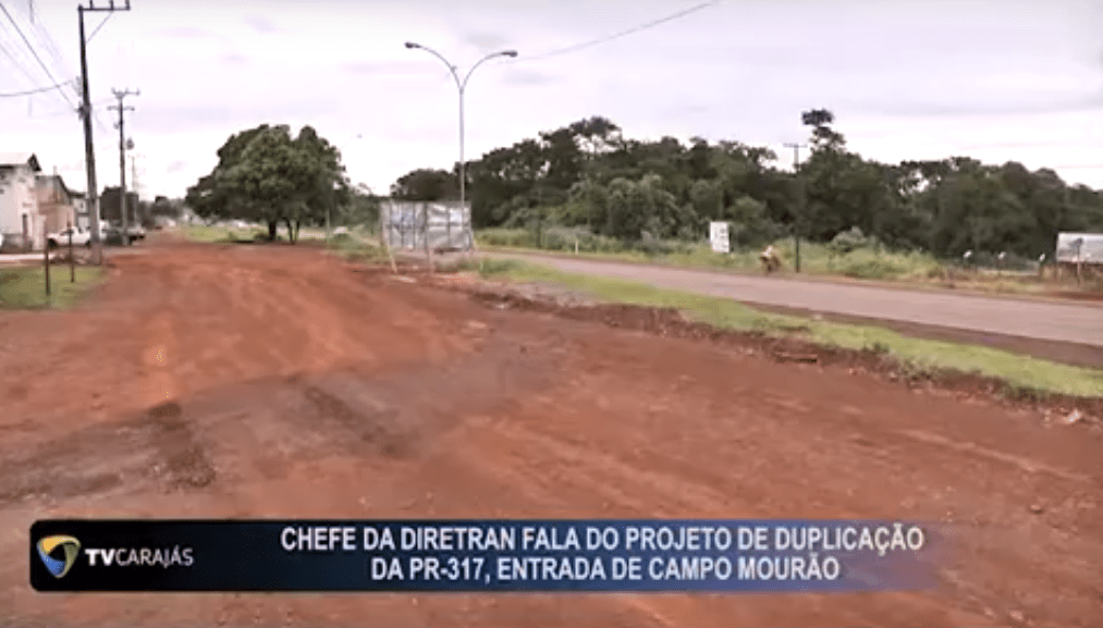 Chefe da DIRETRAN fala do projeto de duplicação da PR 317 entrada de Campo Mourão