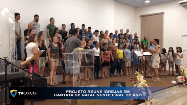 Projeto reúne igrejas em cantadas de Natal neste final de ano