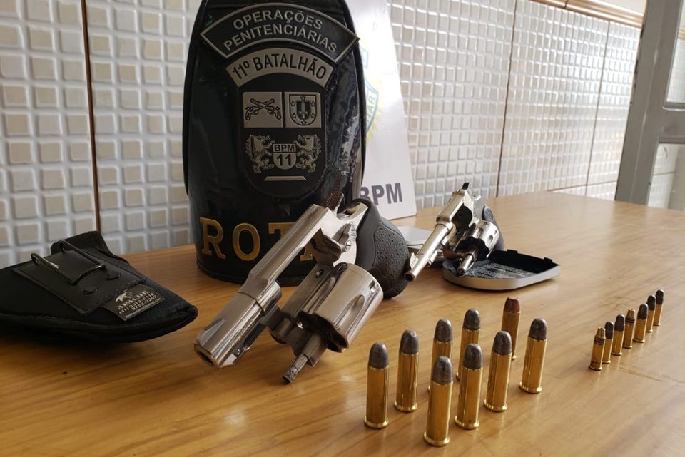 Dois presos e duas armas apreendidas no Cidade Nova em patrulhamentos da ROTAM