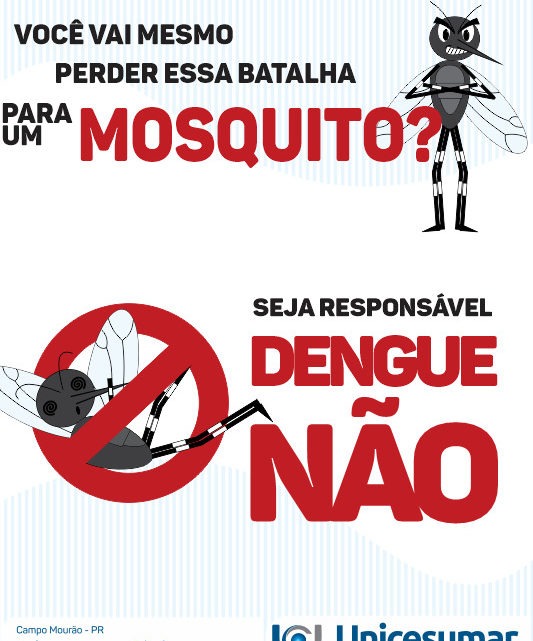 UNICESUMAR realizará evento de combate a dengue na praça São José