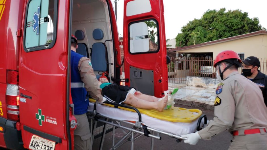Criança fica ferida após atropelamento no jardim Aeroporto em Campo Mourão