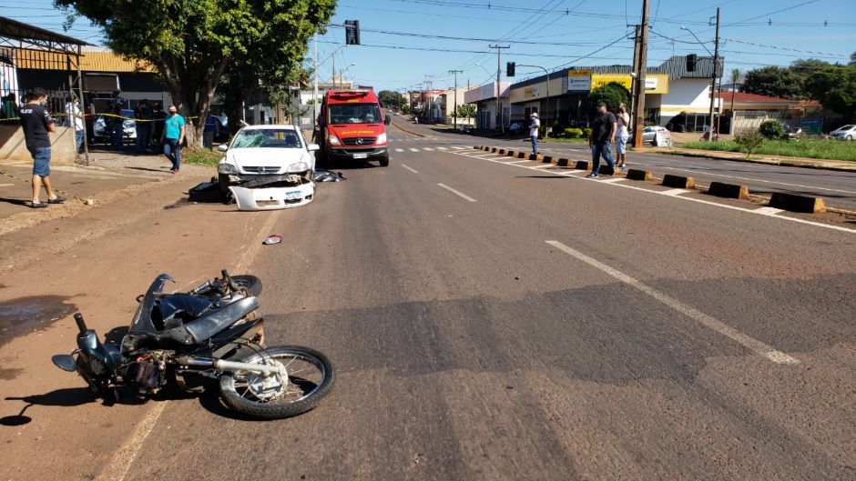 Motociclista morre em colisão com carro na Perimetral Tancredo Neves