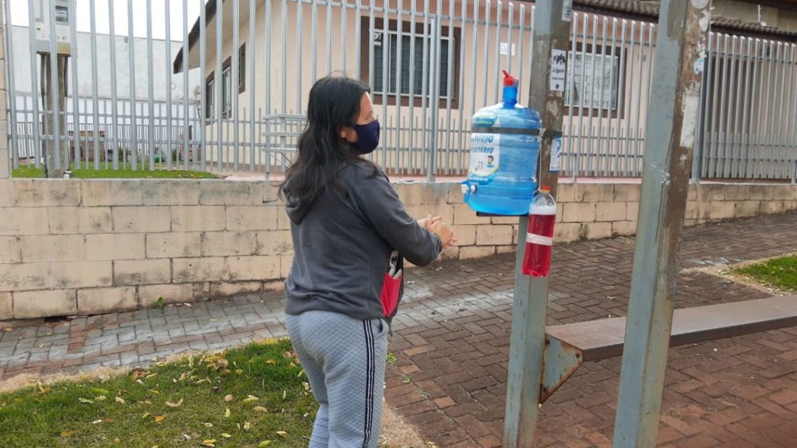 ” Lavatório comunitário” no cidade nova ajuda no combate á COVID-19