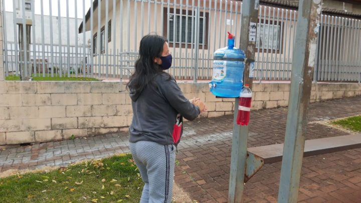 ” Lavatório comunitário” no cidade nova ajuda no combate á COVID-19