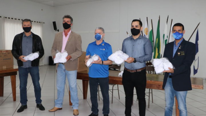 ROTARY Campo Mourão recebe 5 mil máscaras para distribuição no município
