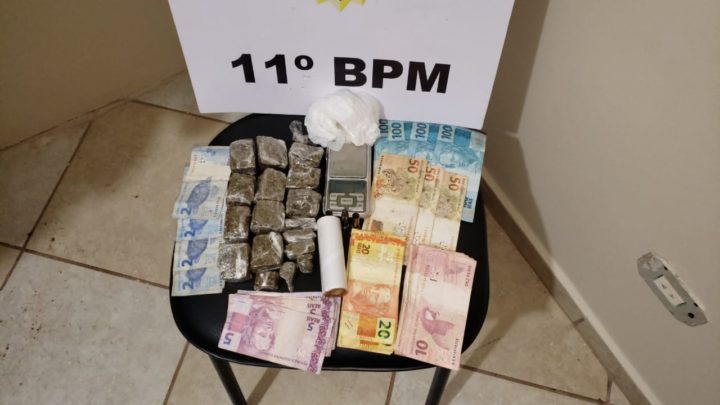 ROTAM de Campo Mourão prende casal acusado de tráfico de drogas no jardim Aeroporto