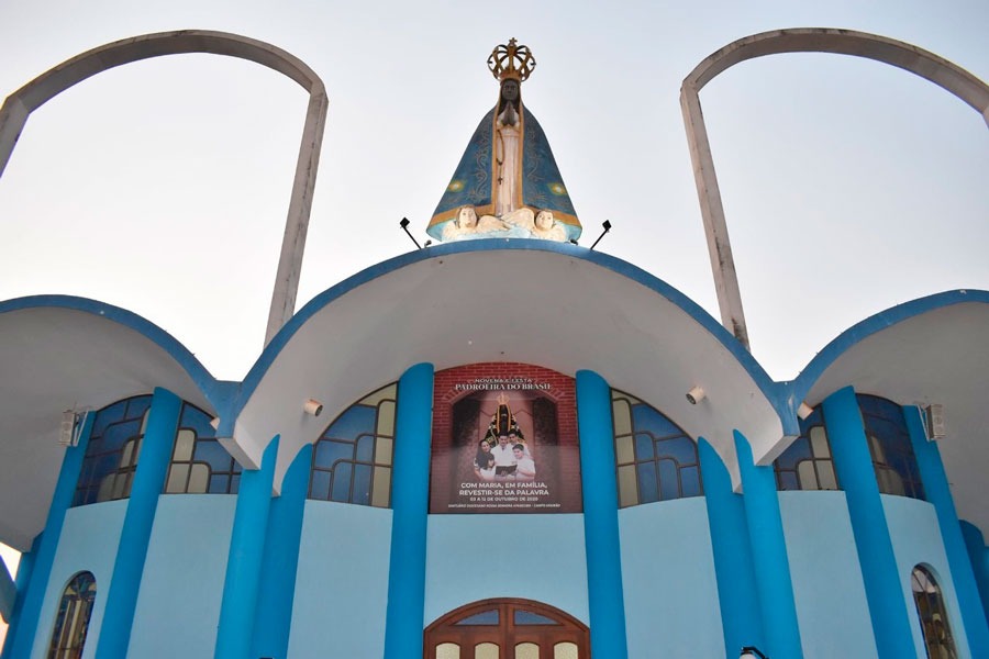 Santuário de Nossa Senhora Aparecida de Campo Mourão se prepara para novena da padroeira