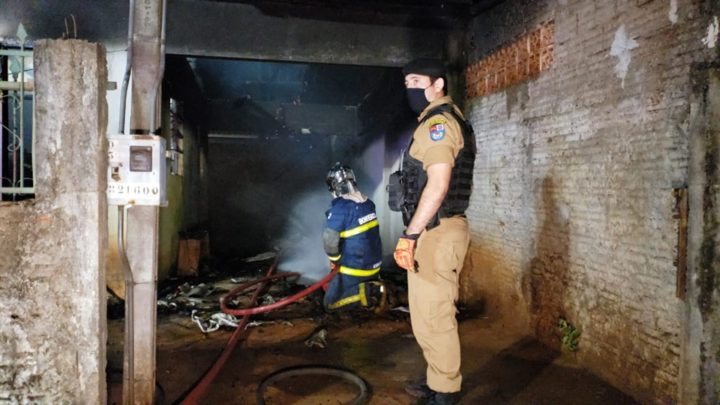 Deficiente Visual morre carbonizado após incêndio em residência na cidade de Peabiru