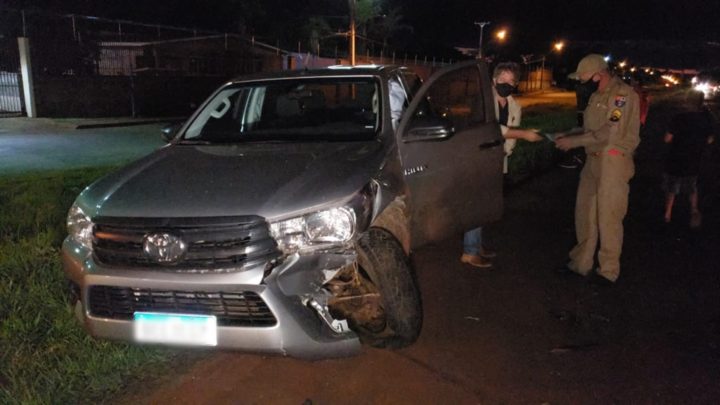 Grave acidente na BR-272 deixa idoso ferido