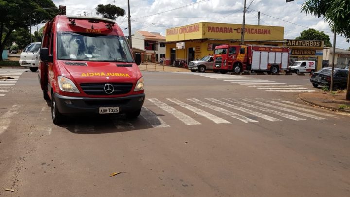 Motociclista está na UTI após se envolver em acidente de trânsito na perimetral em Campo Mourão