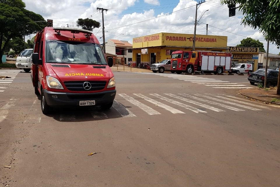 Motociclista está na UTI após se envolver em acidente de trânsito na perimetral em Campo Mourão