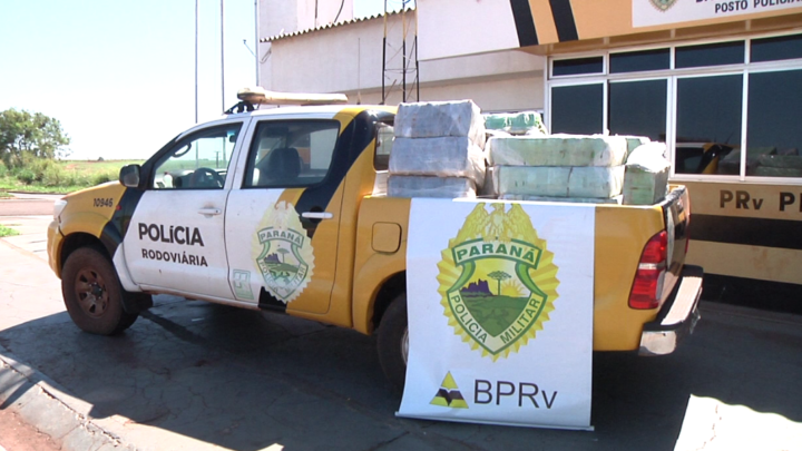 Caminhão carregado com mais de uma tonelada de maconha é apreendido pela Polícia Rodoviária Estadual