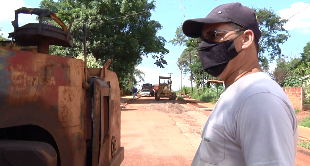 Moradores da Vila Guarujá aguardam finalização da obra que contempla asfalto