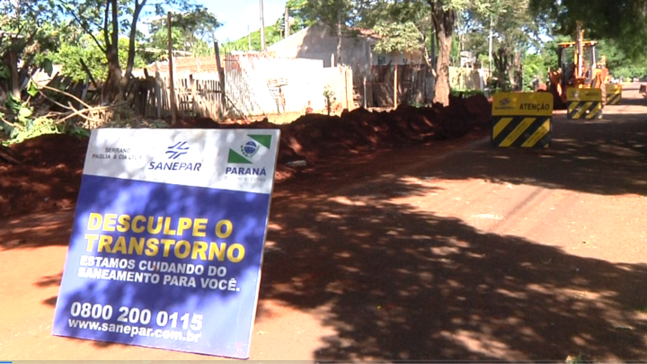 Sanepar amplia obras da rede de esgoto em Campo Mourão