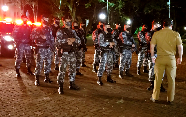 Campo Mourão recebe efetivo da operação pronta resposta
