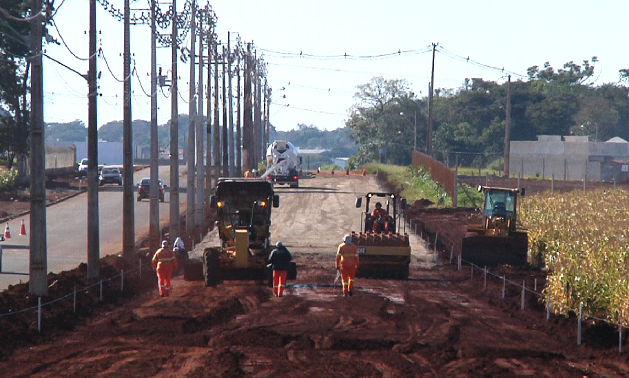 Avenida João Salvadori com mais uma etapa concluída