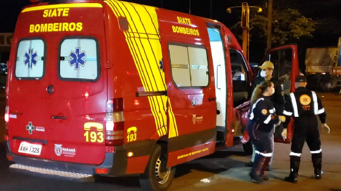 Capotamento deixa duas pessoas feridas em Campo Mourão