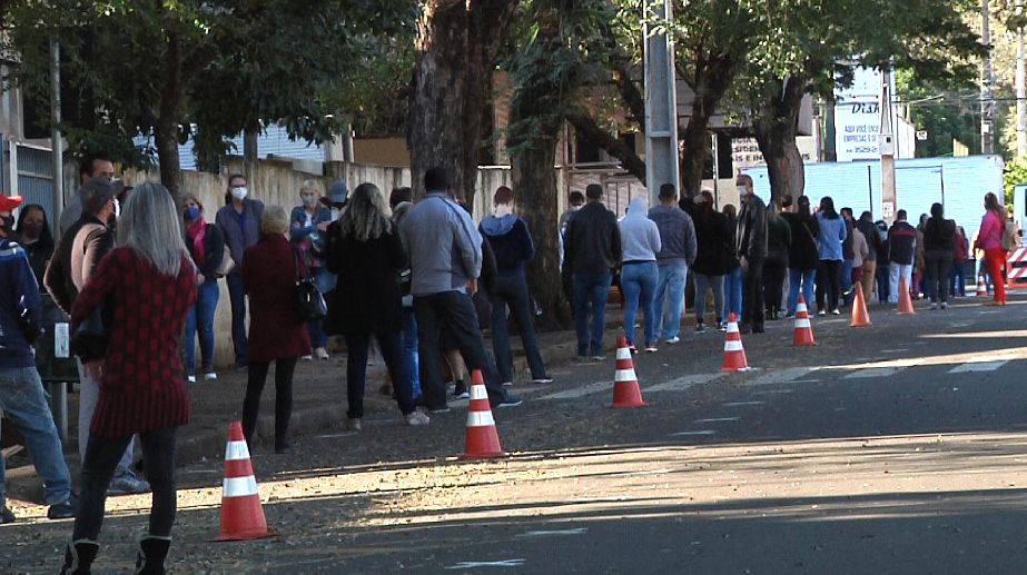 Grande procura por vacinação nesta quarta-feira