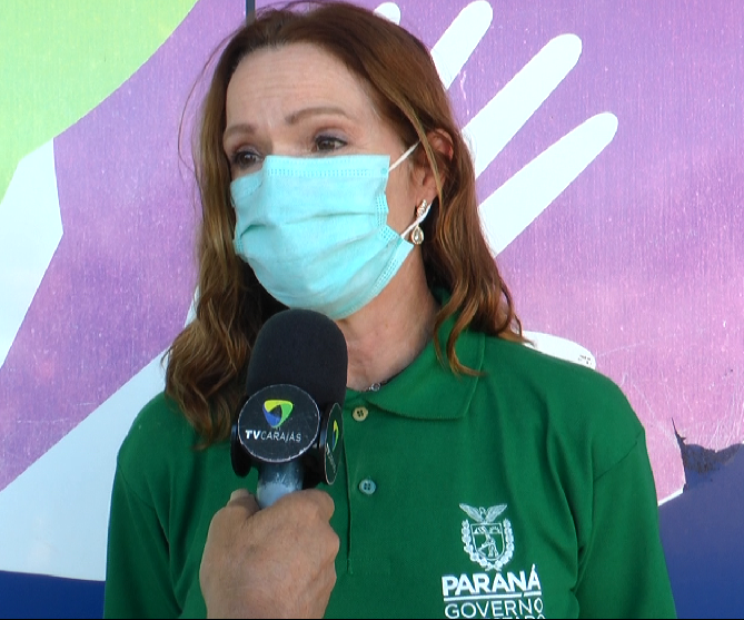 Coordenadora geral dos Jogos Escolares do Paraná, Marcia Tomadon agradece