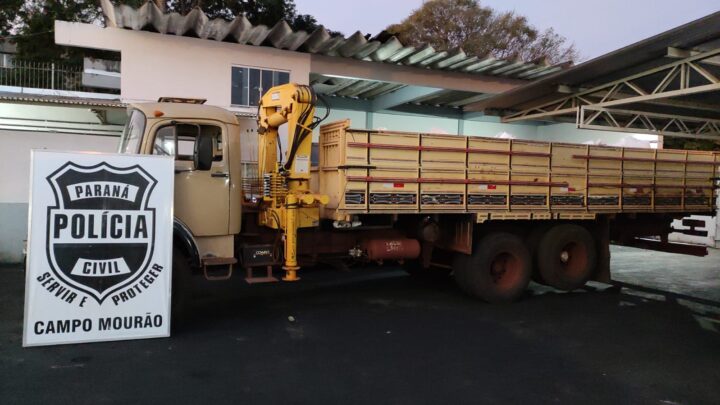 Caminhão furtado em Engenheiro Beltrão é recuperado em Campo Mourão