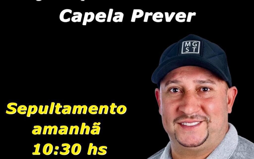 Velório do Vereador Tucano começa às 16h30, no Prever Velório do Vereador Tucano começa às 16h30, no Prever