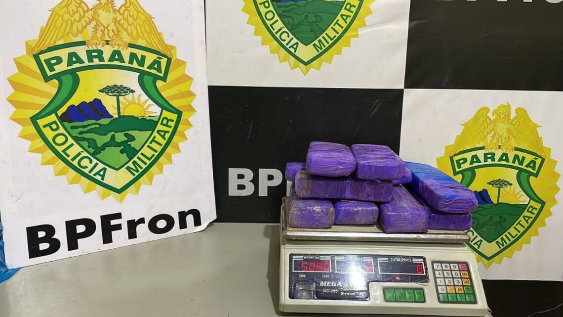 BPFRON apreende moto adulterada com drogas na fronteira