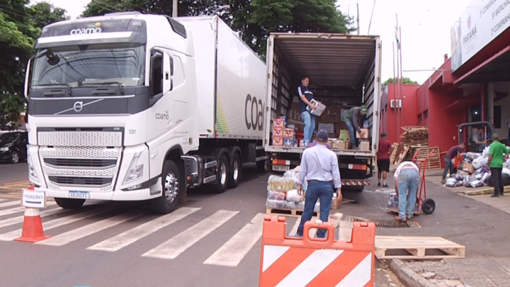 ÚLTIMO DIA DE ENTREGA DE DOAÇÕES NO CORPO DE BOMBEIROS