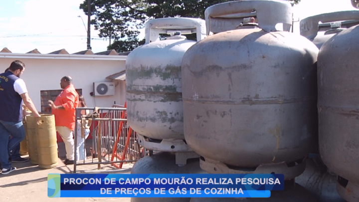 PROCON REALIZA PESQUISA DE PREÇOS DE GÁS DE COZINHA