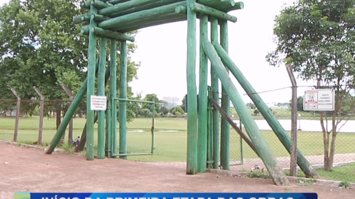 INÍCIO DA PRIMEIRA ETAPA DAS OBRAS DO PARQUE DO LAGO