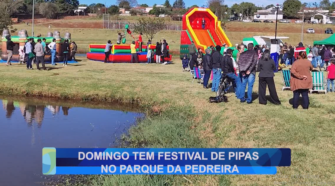 DOMINGO TEM FESTIVAL DE PIPAS NO PARQUE DA PEDREIRA