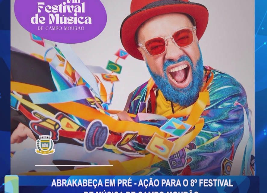 ABRAKABEÇA EM PRÉ-AÇÃO PARA O 8 FESIVAL DE MÚSICA DE CAMPO MOURÃO