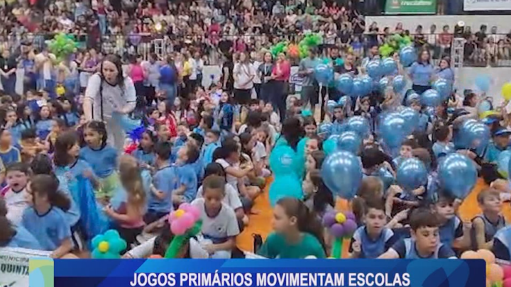 JOGOS PRIMÁRIOS MOVIMENTAM ESCOLAS