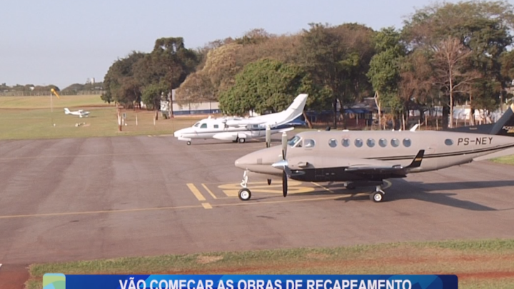 VÃO COMEÇAR AS OBRAS DE RECAPEAMENTO DA PISTA DO AEROPORTO