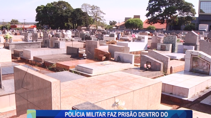 POLÍCIA MILITAR FAZ PRISÃO DENTRO DO CEMITÉRIO DE CAMPO MOURÃO