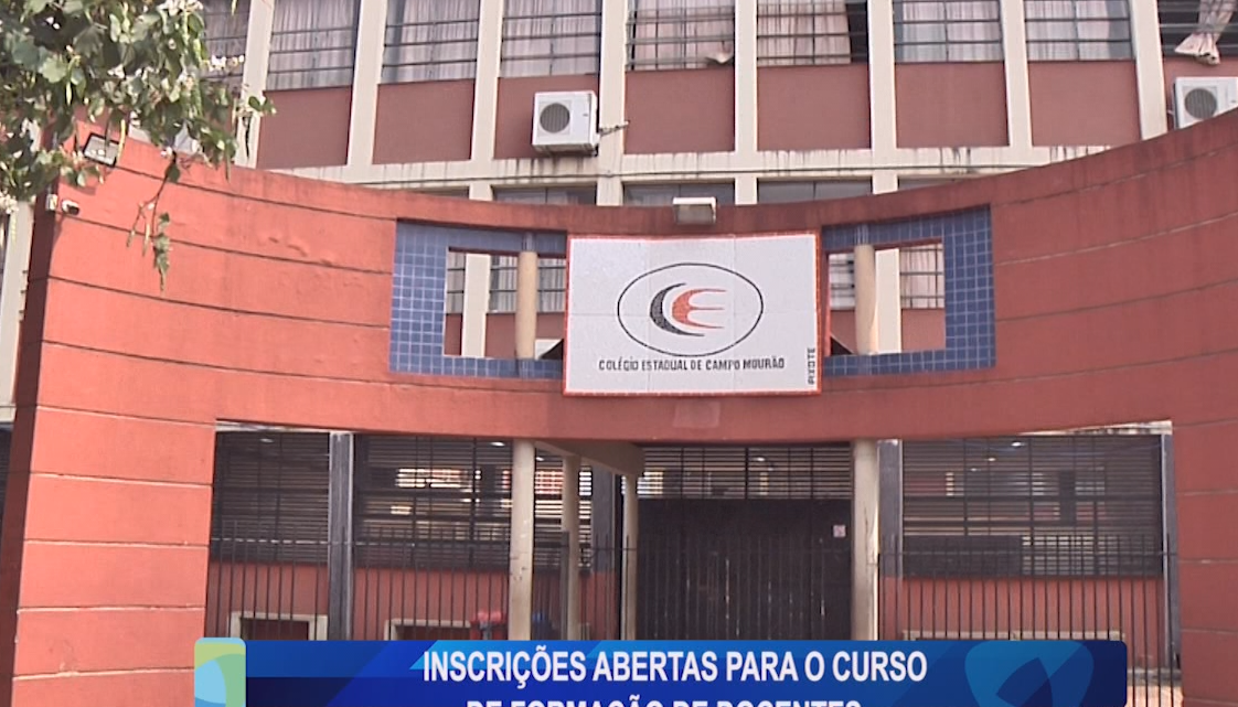 INSCRIÇÕES ABERTAS PARA O CURSO DE FORMAÇÃO DE DOCENTES