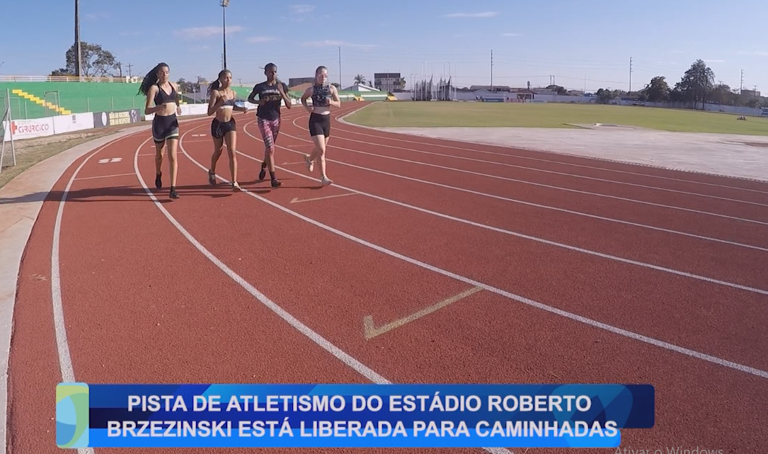 PISTA DE ATLETISMO DO ESTÁDIO ROBERTO BRZEZINSKI ESTÁ LIBERADA PARA CAMINHADAS