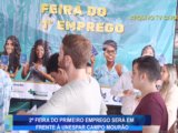 2º FEIRA DO PRIMEIRO EMPREGO SERÁ EM FRENTE A UNESPAR CAMPO MOURÃO