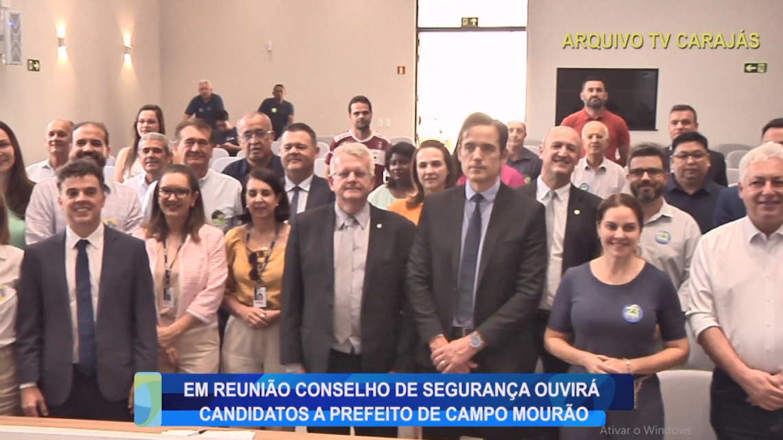 EM REUNIÃO CONSELHO DE SEGURANÇA OUVIRÁ CANDIDATOS A PREFEITO DE CAMPO MOURÃO