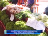 FEIRA DE PRODUTOS ORGÂNICOS MOVIMENTA A PRAÇA CENTRAL DE CAMPO MOURÃO