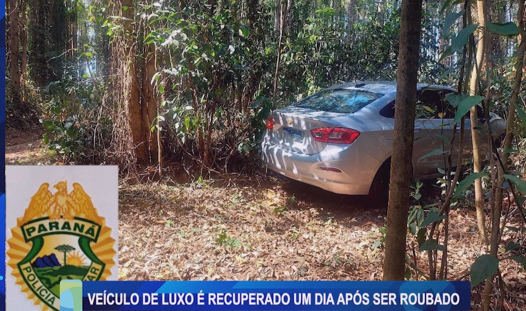 VEÍCULO DE LUXO É RECUPERADO UM DIA APÓS SER ROUBADO