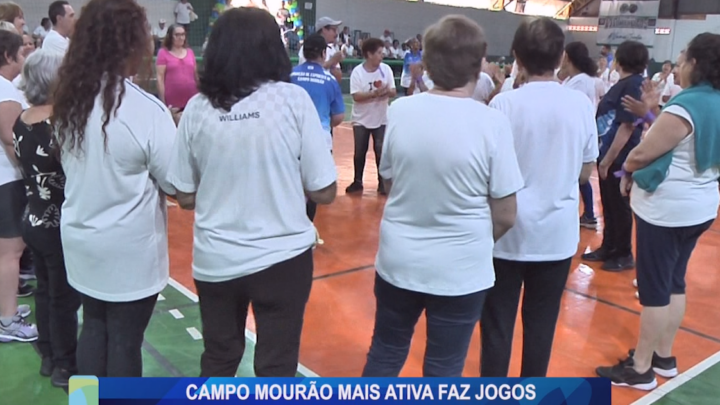 CAMPO MOURÃO MAIS ATIVA FAZ JOGOS DE INTEGRAÇÃO PARA IDOSOS